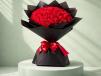 Valentine Day Bouquet Of 30 Premium Red Roses