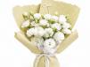 Lisianthus White Bouquet 02