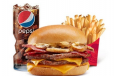 Mushroom Melt Deluxe Combo Meal