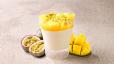 Mango and Passion Fruit Panna Cotta