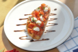 Bruschetta with Cherry Tomato and Mozzarella
