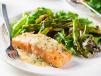 Salmon Fillet In Lemon Butter Cream With Sauteed Vegetable