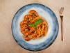 Penne Pasta With Shrimp In Tomato Cream