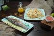 Mandi Rice With Grilled Farsh Fish