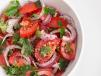 Tomato With Marinated Onions Salad