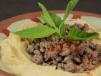 Hummus With Meat Salad