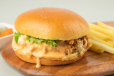 Dynamite Chicken Burger With Fries