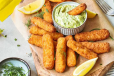 Fish Fingers In Garlic Sauce