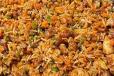 Schezwan Mixed Meat Fried Rice