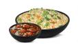 Veg. Fried Rice With Veg Manchurian