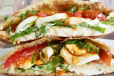 Cheese, Boiled Egg Khameer Bread