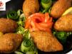 Fried kibbeh 4 pieces dish