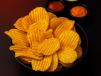 Potato Fries Slices Plate