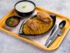 Rice Plate With Broasted Or Crispy Chicken