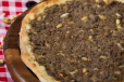 Meat And Pomegranate Molasses Manakish