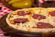 Eggs Cheese And Pepperoni Manakish