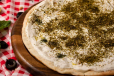 Labneh And Zaatar Manakish