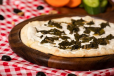 Labneh And Spinach Manakish