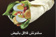 Falafel Sandwich with Egg