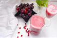 Grape Pomegranate with Fresh Milk