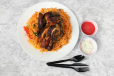 Grilled Chicken With Rice Half