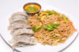 Full chowmein with half Momo veg
