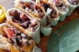 Arabic Beef Shawarma Meal With Cheddar Cheese