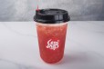 strawberry popup bubble tea