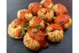 Veg Barbecue Sauce Momos (10Pcs) (Spicy)