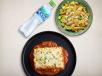 Lasagna Meal with Salad