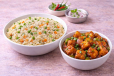 Veg Fried Rice  And  Cheese Chilli