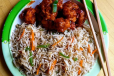 Veg Fried Rice  And  Gobi Manchurian