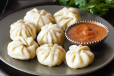 Chicken Momo+Chowmin+Coke