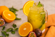 Orange and Passionfruit Lemonade 
