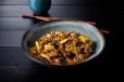 Beef stir-fry with cabbage