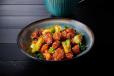 Soy glazed fish with Bok Choy