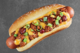 Chili Chicken Loaded Hotdog