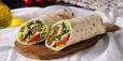Baked Falafel Wrap