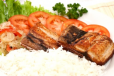 Daing Bangus With Rice And Ice Tea