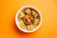 Veg Dumpling Kimchi Bowl