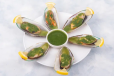 Grilled Mussels Thai Green Chilli Sauce