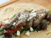 Hummus With Meat Sandwich
