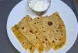 Aloo Parata With Curd