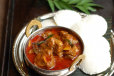 Idly + Mutton Curry