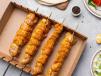 Raw Joujeh Kabab Saffron Skewers