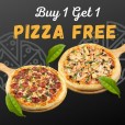 BUY 1 GET 1 FREE Large 14 inch Pizza