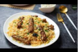 Mutton Seekh Kabab With Rice