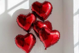 Red Heart with Hilum Filled Balloons