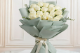 Pure Grace – 8 White Roses