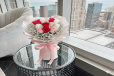 Blush Ensemble – 8 Mixed Roses